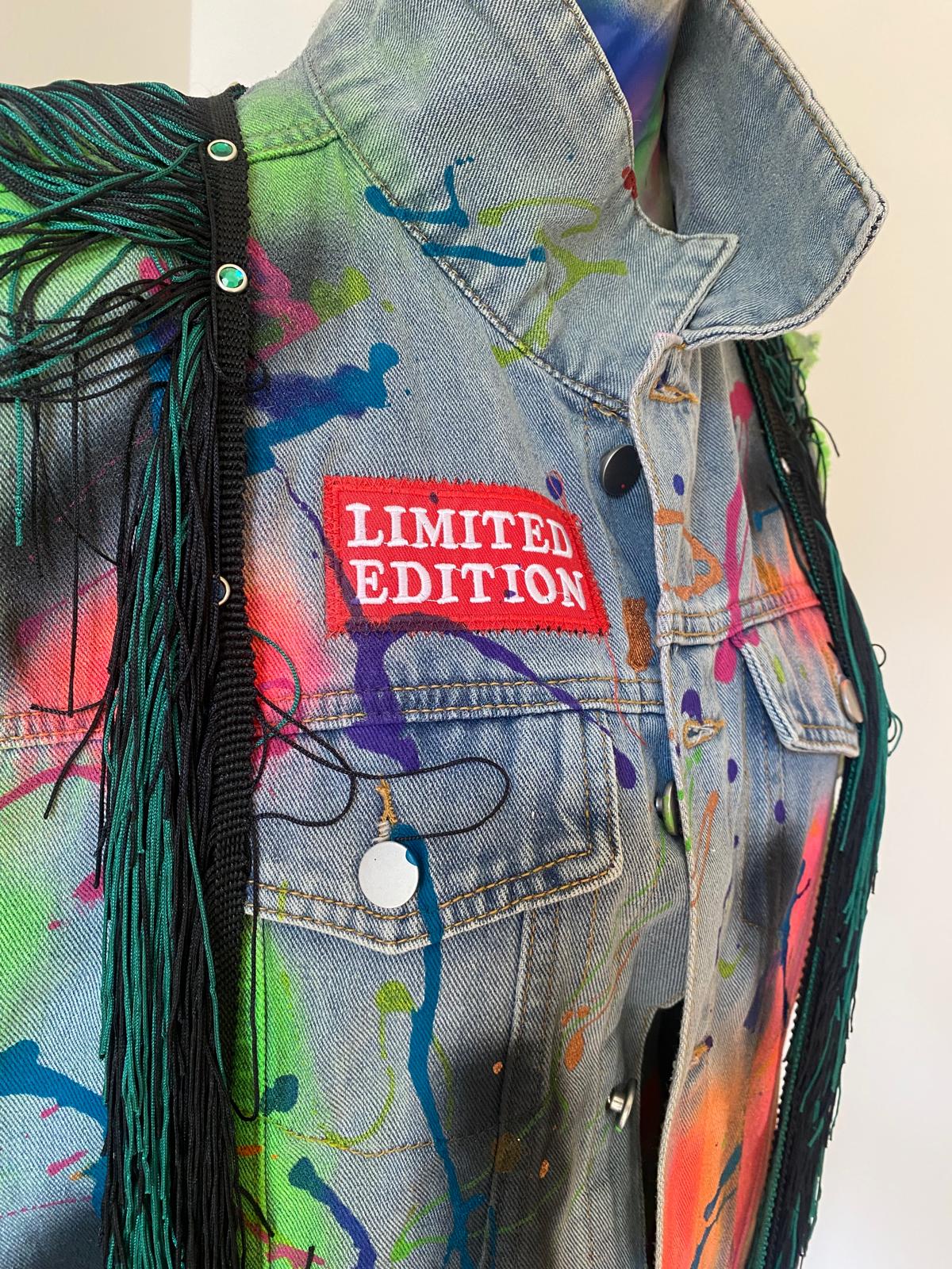 Gilet Denim Fosforescente 8M – David B. - Limited Edition