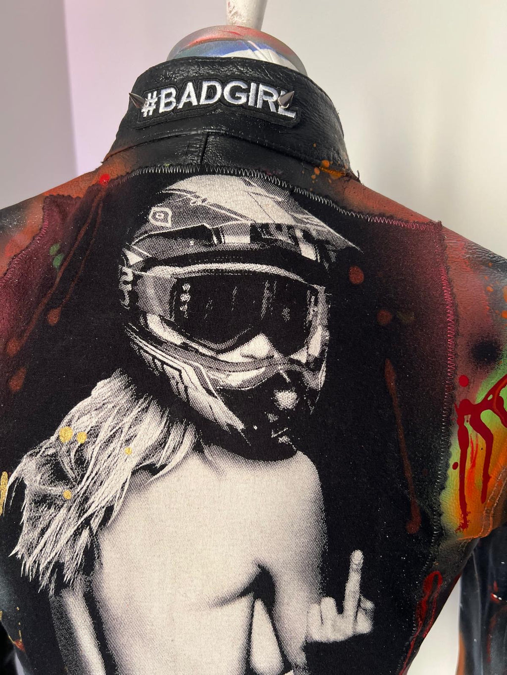 Giacca in vera pelle “Bad Girl”