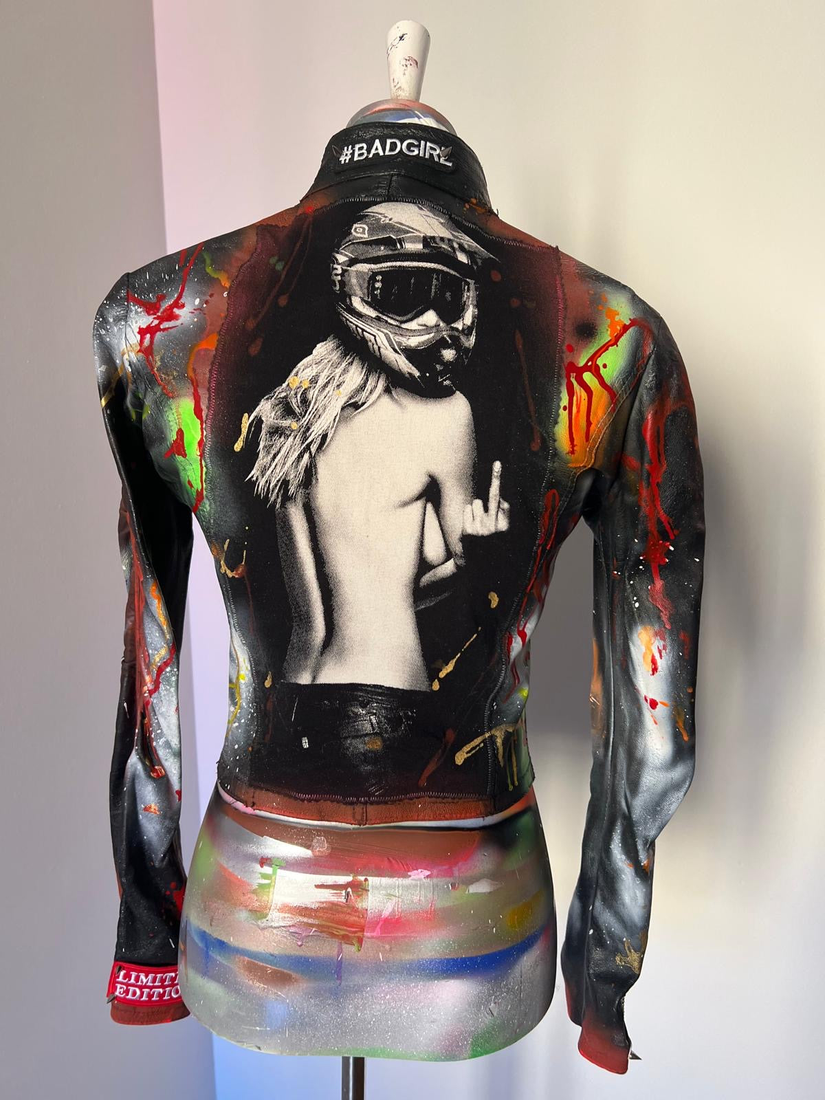 Giacca in vera pelle “Bad Girl”