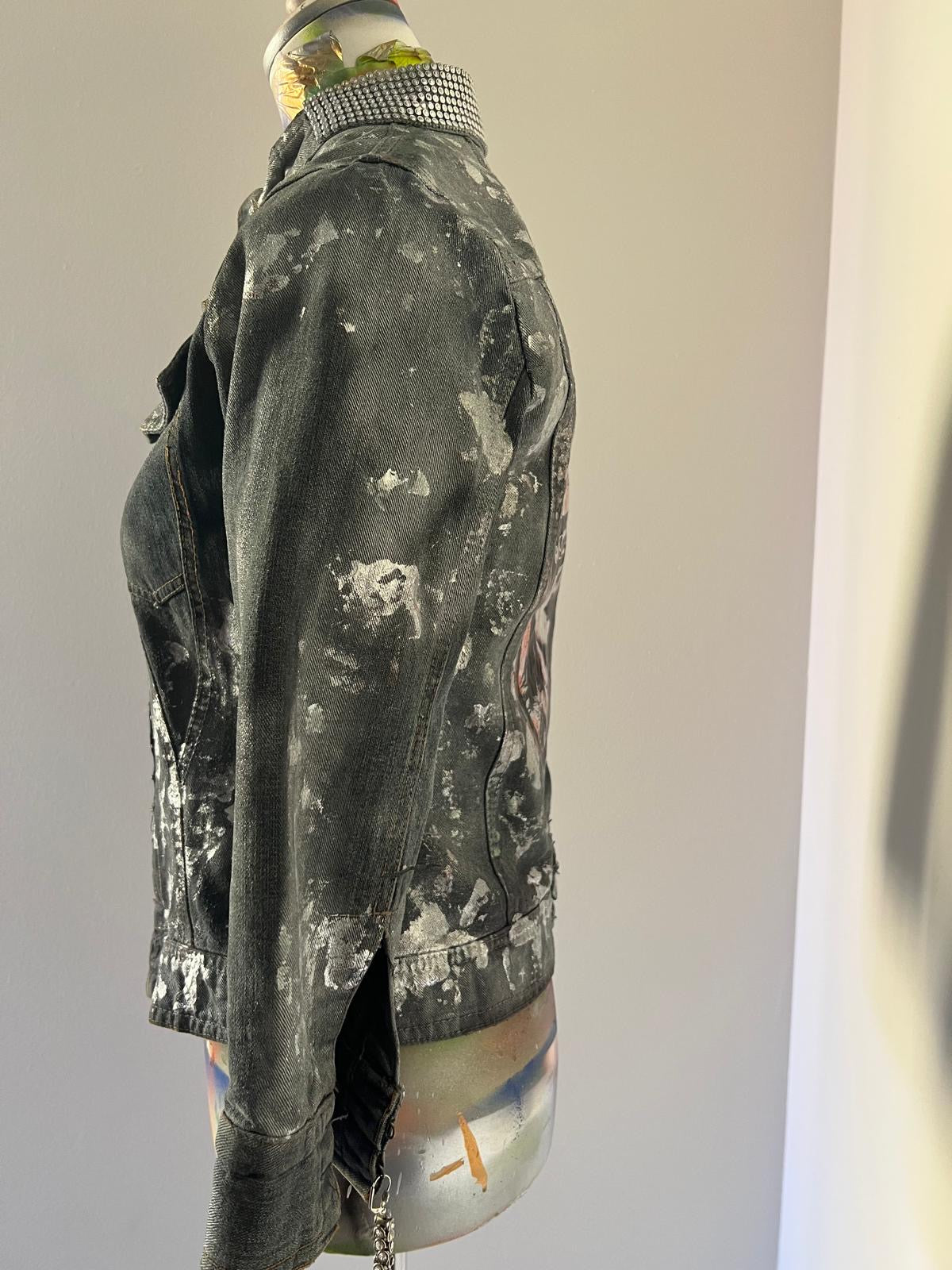 Giacca denim chiaro