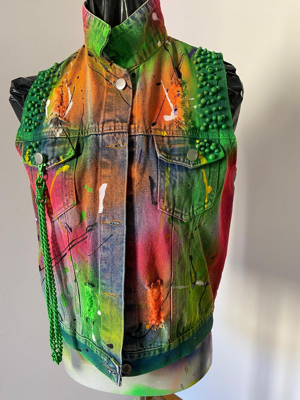 Peter Pan – Gilet Denim Fluo | Limited Edition