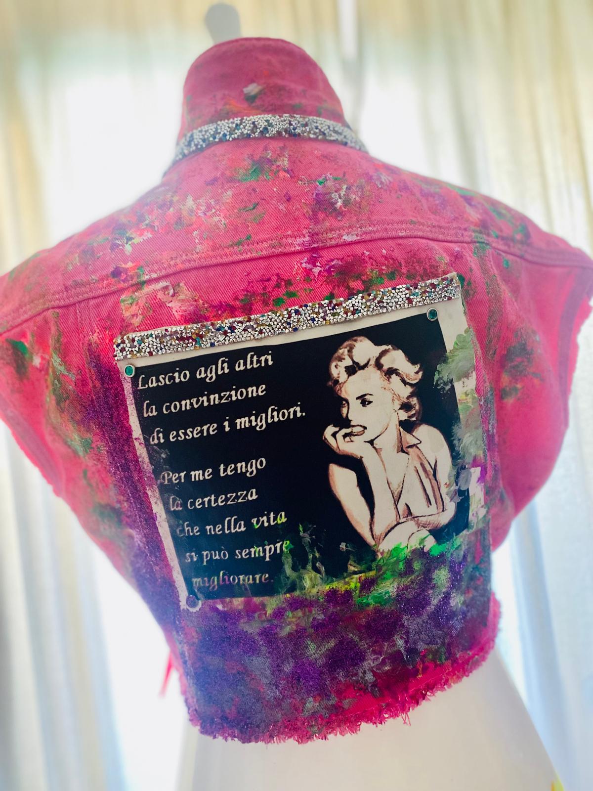 Bolero Denim Rosa M.M.