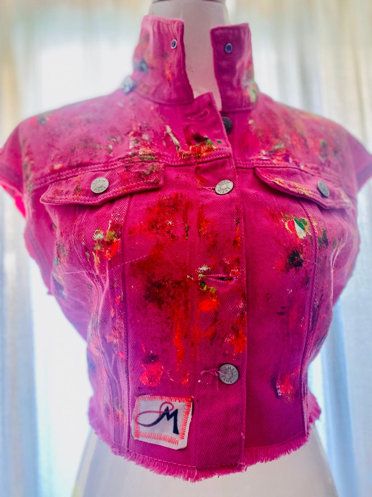 Bolero Denim Rosa M.M.
