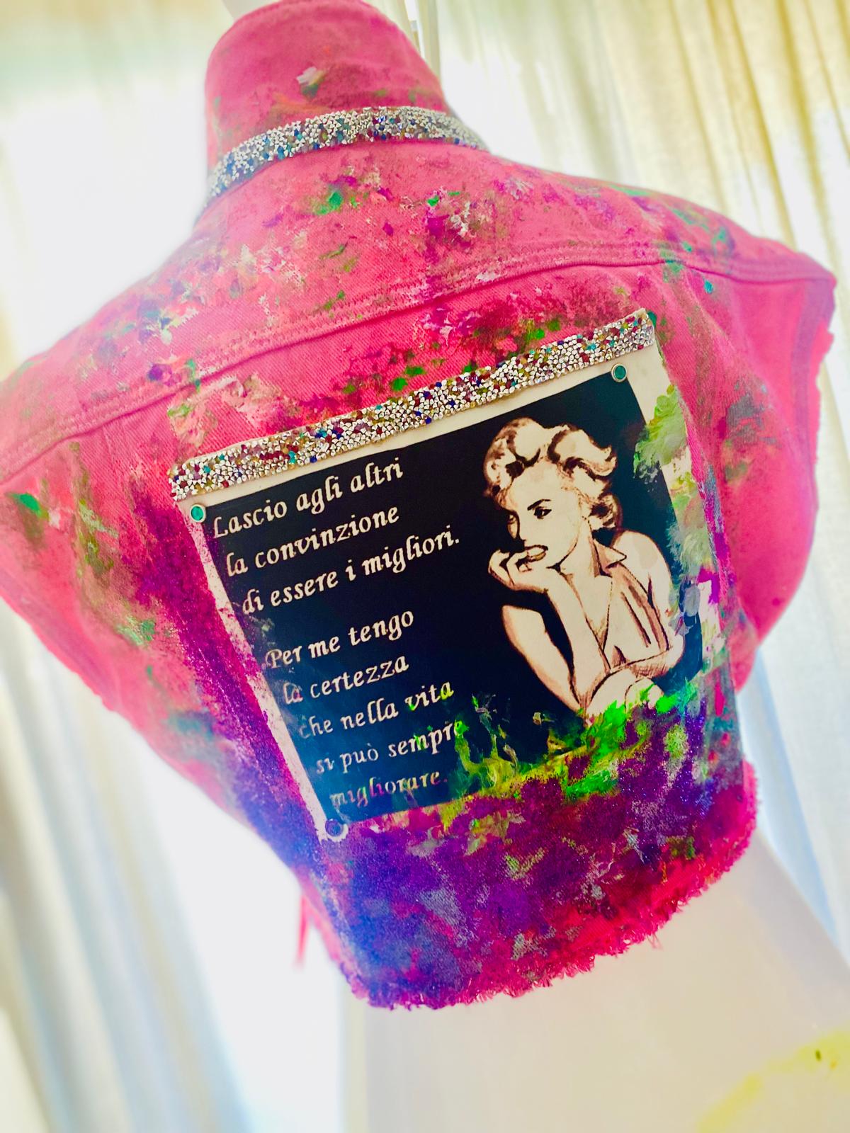 Bolero Denim Rosa M.M.