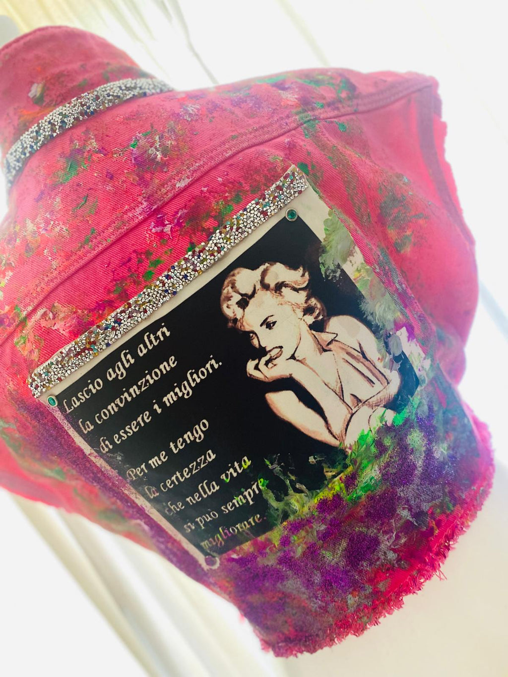 Bolero Denim Rosa M.M.