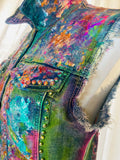 Gilet Denim Tutta fatta a mano