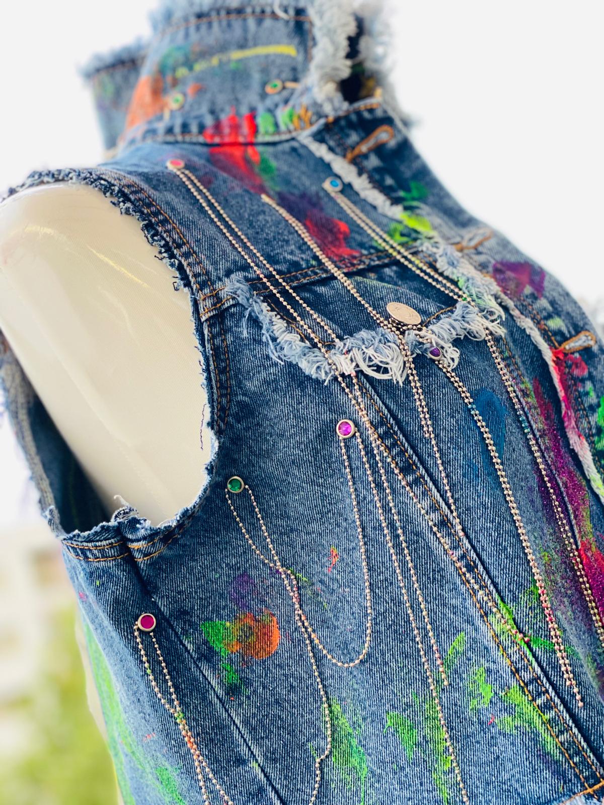 Gilè Denim