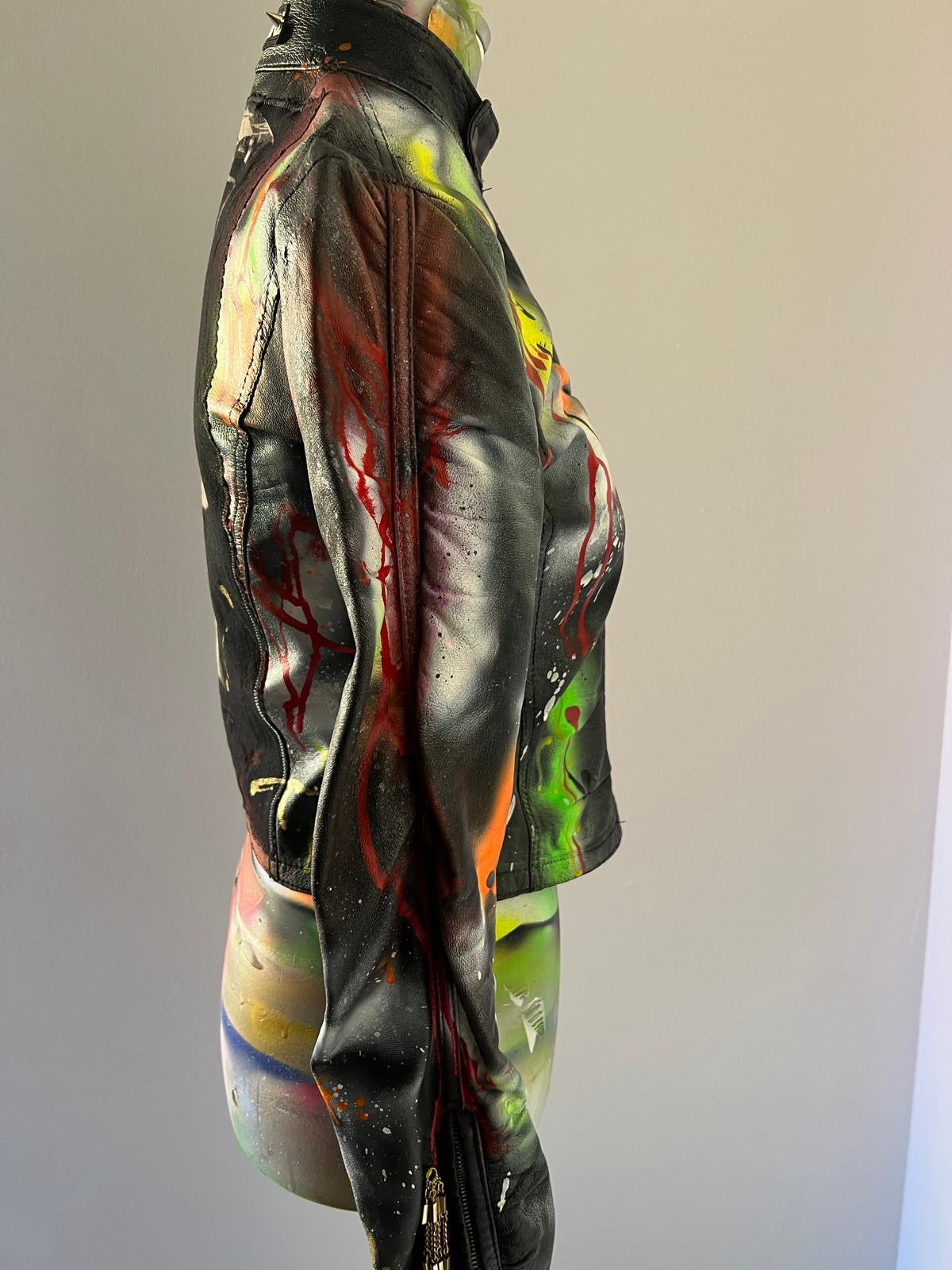 Giacca in vera pelle “Bad Girl”