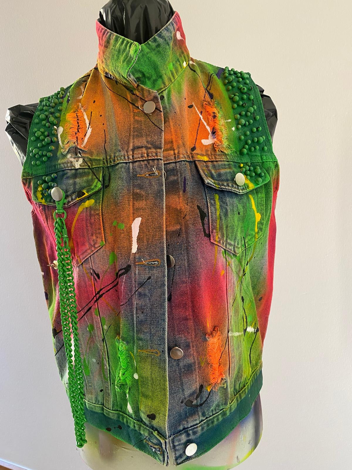 Peter Pan – Gilet Denim Fluo | Limited Edition