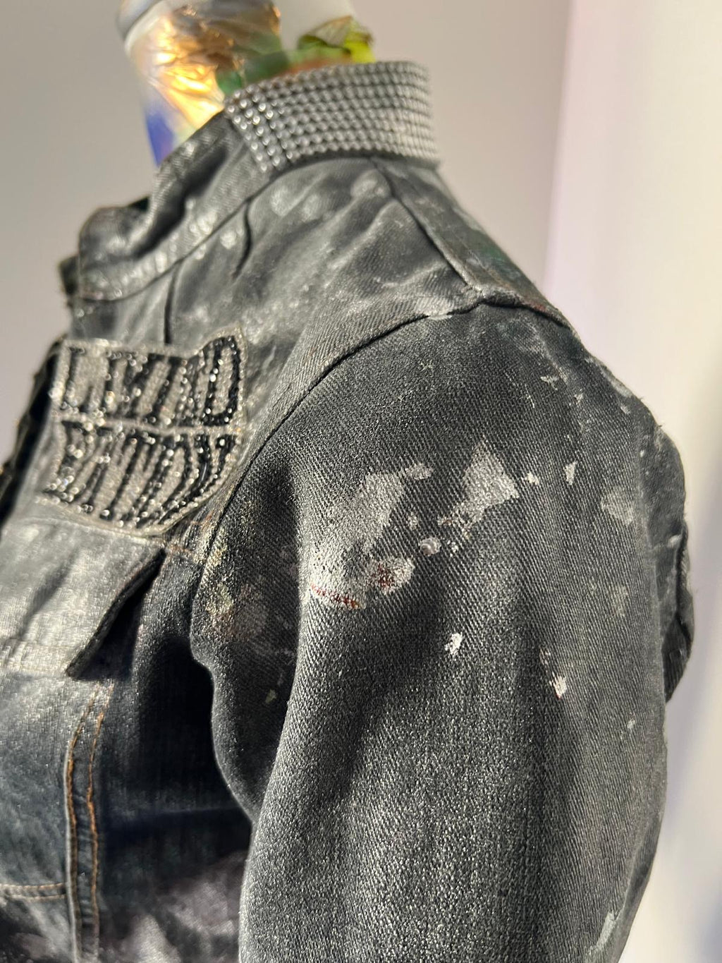 Giacca denim chiaro